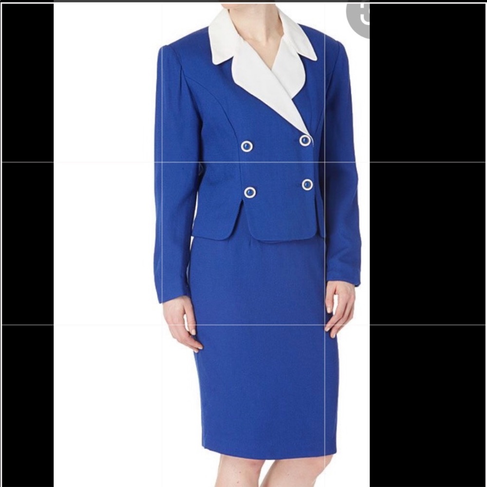 Two pieces suits with skirt